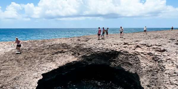 Maar na een klein stukje lopen vanaf de lunchplek kom je hier uit!