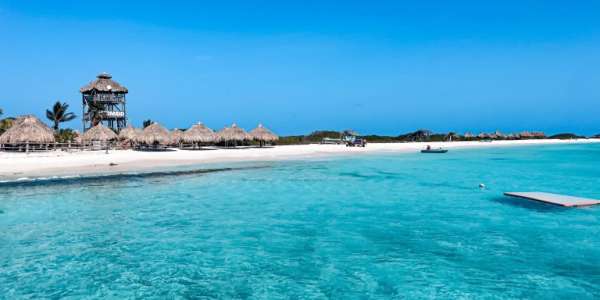 Oké, nog 1 foto van dit verschrikkelijk heldere water op Klein Curacao dan!